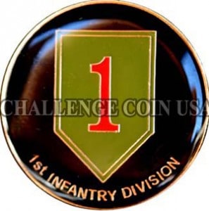 Lapel Pin Army 1st Infantry Division