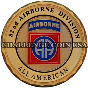 82nd Airborne Challenge Coin