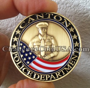 Canton-Police coin