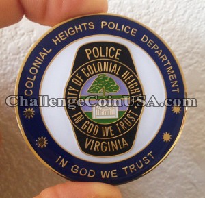 Colonial Heights Police Coin