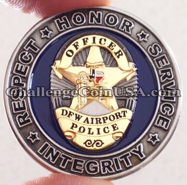 DFW Police Coin