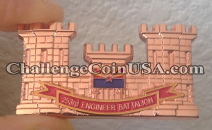 Army 253rd Engineer Battalion Challenge Coin