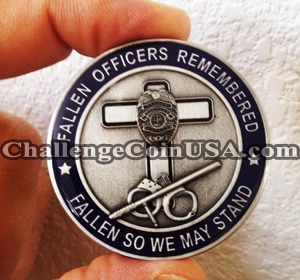 Fallen-Officer memorial coin