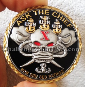 Navy EOD CPO Challenge Coin