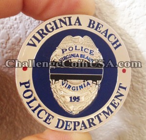 virginia beach officer down challenge coin
