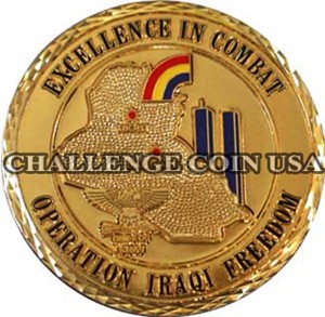 Excellence in combat coin