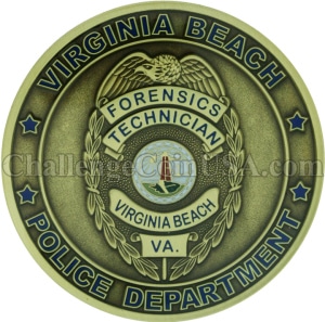 virginia beach forensic challenge coin
