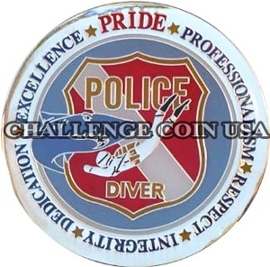 Police Diver Coin