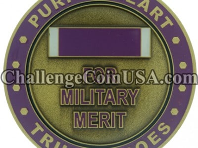 purple heart coin