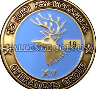 15 UK Psychological Operation Group Challenge Coin