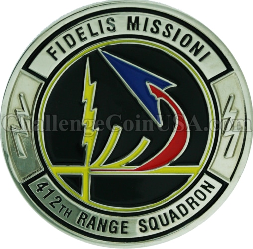 ChallengeCoinUSA 412th Range Squadron Challenge Coin