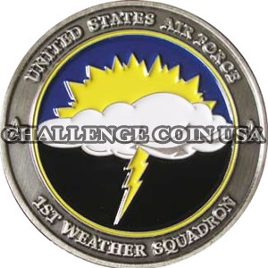 1st Weather Squadron Challenge Coin