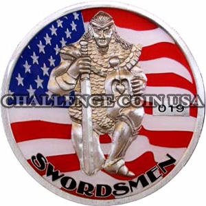 USAF Swordsmen Challenge Coin