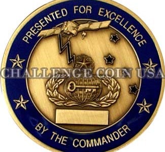 USAF Commanders Coin Of Excellence Challenge Coin