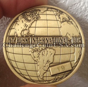 Risk International Challenge Coin