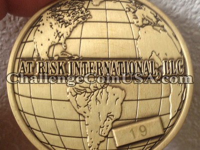 Risk International Challenge Coin