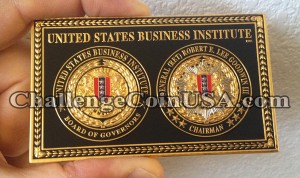 United Stated Business Institute Challenge Coin
