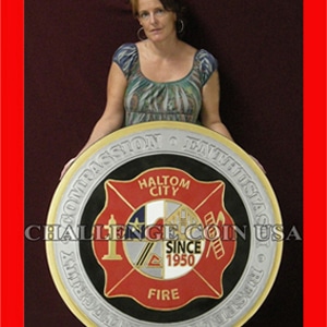 36 inch fire dept plaque