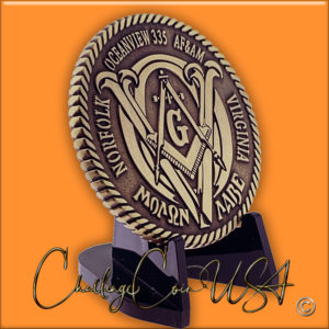Masonic Norfolk Challenge Coin