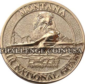 Montana Air National Guard Challenge Coin