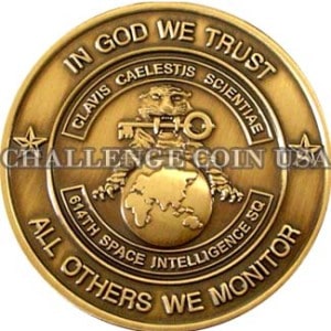 614 Space Intelligence Squadron Challenge Coin