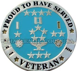 USAF Officer Veteran Coin