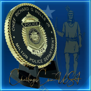 Milton Police Chief Coin