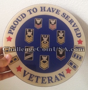 navy plaque