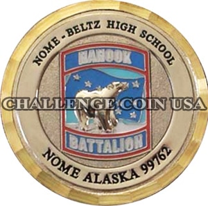 Nome Beltz High School Challenge Coin