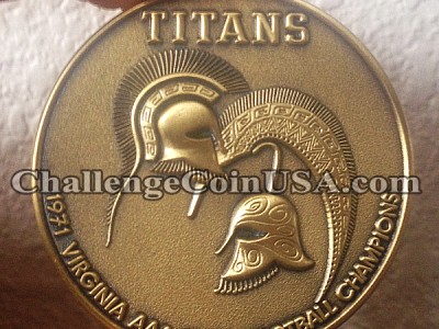 Titans Football Championship Challenge Coin