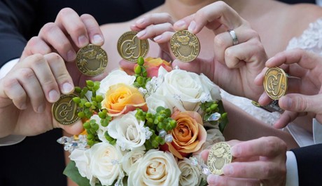 Wedding Challenge Coins