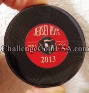 jersey boys movIe challenge coin