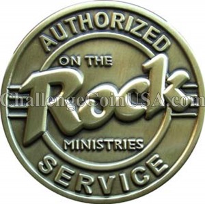 Rock Ministry Church Challenge Coin