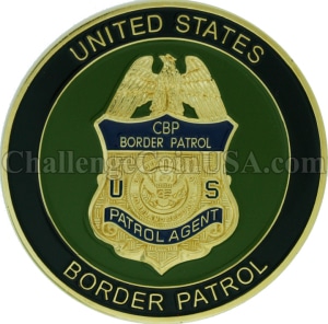 Border Patrol Challenge Coin