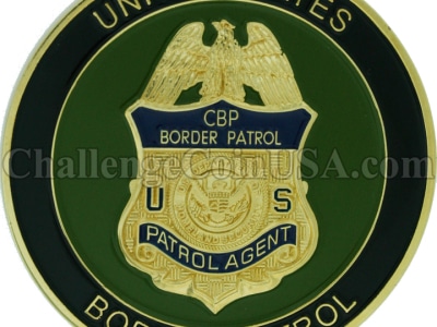 Border Patrol Challenge Coin