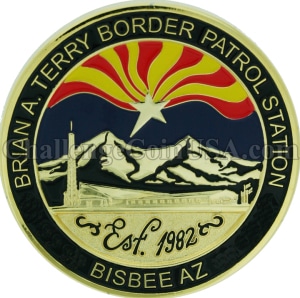 Brian Terry Boarder Patrol Station Challenge Coin