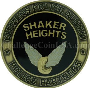 Shaker Height Citizens Police Alumni Challenge Coin