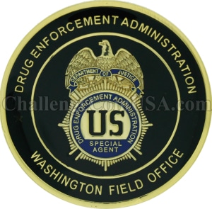 DEA Washington Field Office Challenge Coin