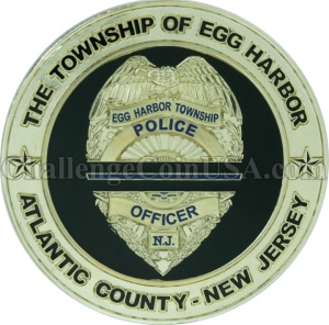 Egg Harbor Police Memorial Challenge Coin