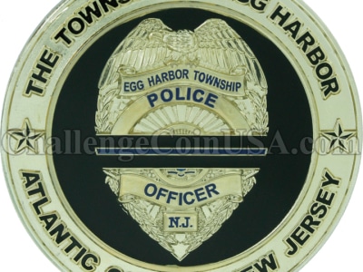 Egg Harbor Police Memorial Challenge Coin