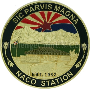 Boarder Patrol NACO Station Challenge Coin