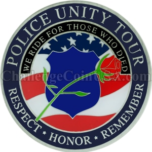 Police Unity Tour Challenge Coin