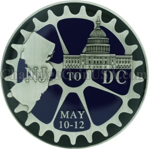 NJ To DC Police Unity Tour Challenge Coin