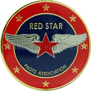Red Star Pilot Association Challenge Coin