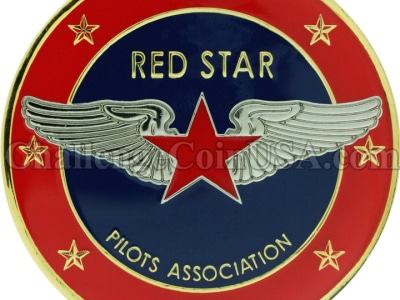Red Star Pilot Association Challenge Coin