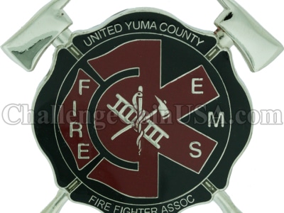 United Yuma County Firefighter Association Coin