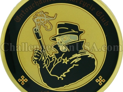 Untouchable Motor Cycle Club Challenge Coin