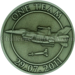air force f16 coin