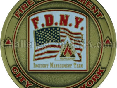 NYFD Incident Management Team Challenge Coin
