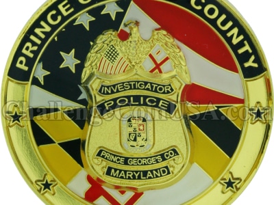 Prince George`s County Police Challenge Coin